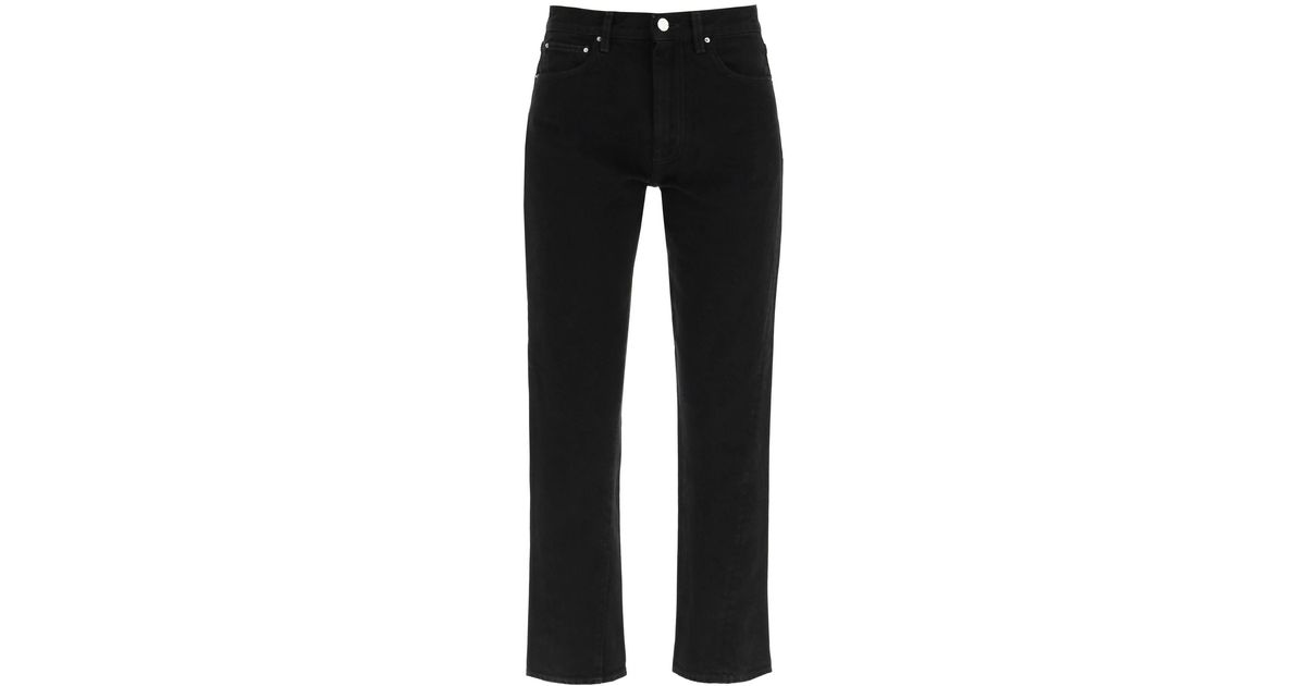 Totême Denim Jeans With Twisted Seams in Black | Lyst Canada