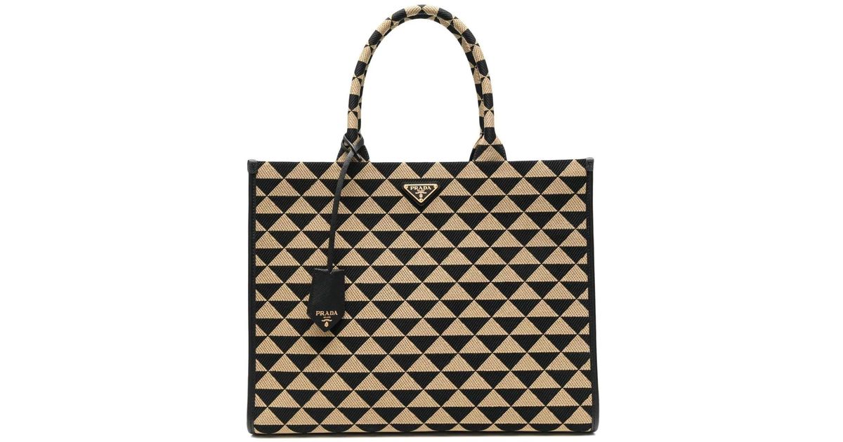 prada symbole tote bag