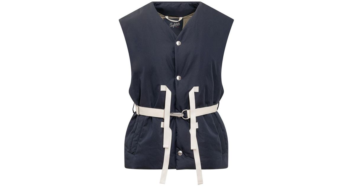 The Seafarer Jacket Vest in Blue for Men Lyst