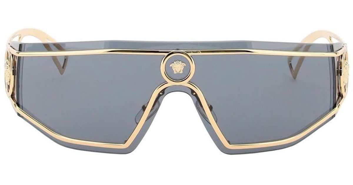 Versace Medusa Shield Sunglasses for Men Lyst Canada