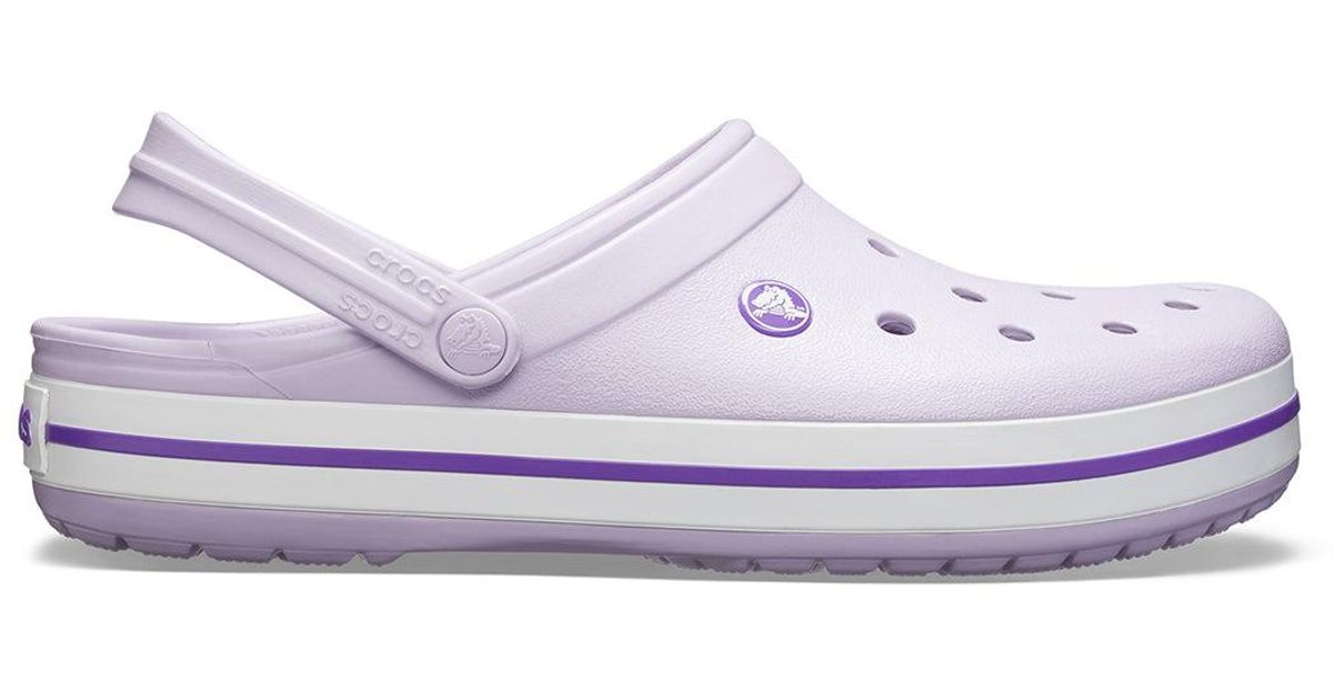 lilac crocs size 5