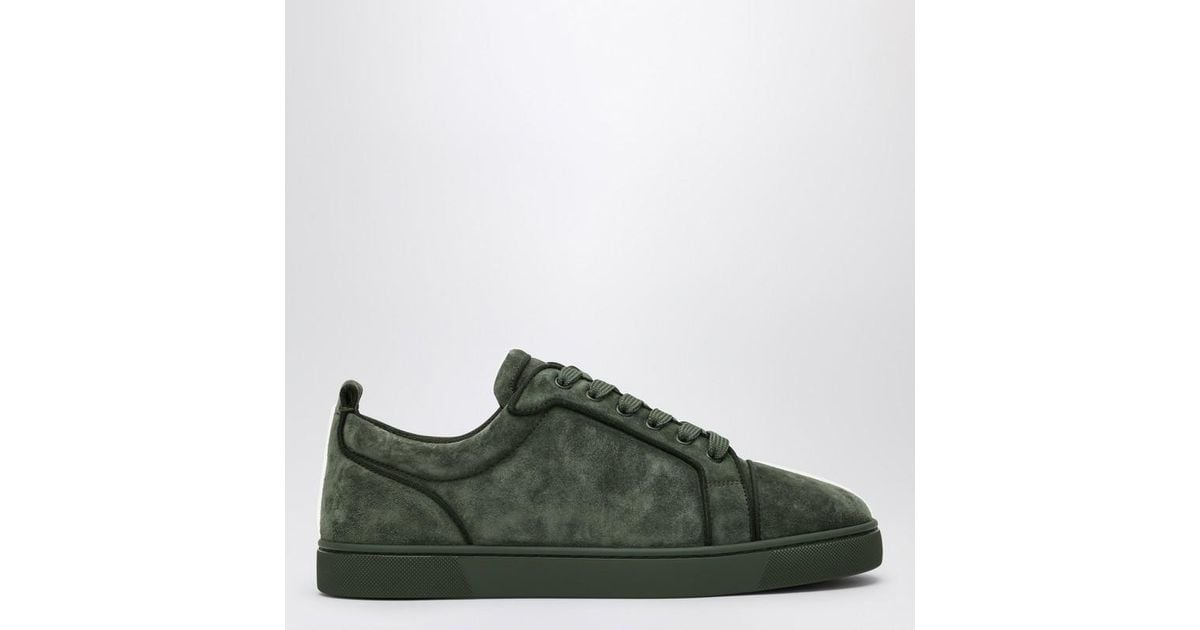 Green suede louboutin hot sale