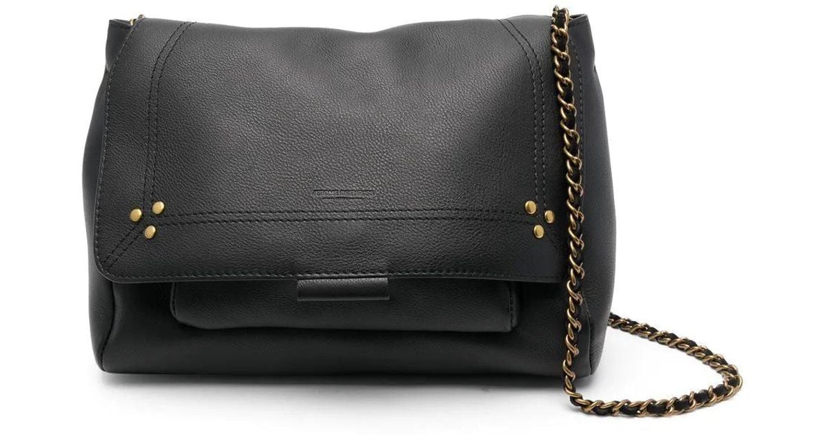 Jérôme Dreyfuss Lulu Leather Shoulder Bag in Black Lyst