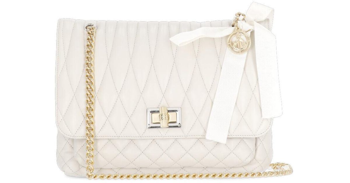 Lanvin Leather Bags.. Beige in Natural | Lyst