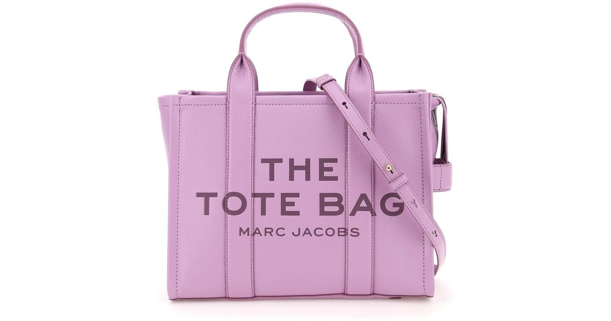 Marc Jacobs 'the Leather Small Tote Bag' in Purple Lyst Canada