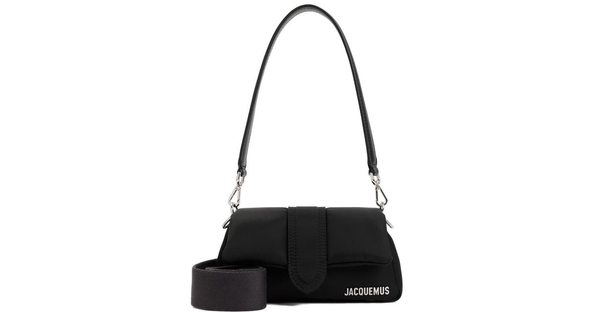 Jacquemus Le Petit Bambinou Nylon Shoulder Bag in Black | Lyst