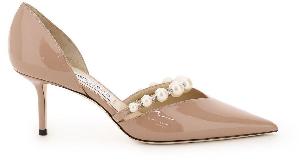 Jimmy Choo Leather Aurelie 65 Pumps | Lyst