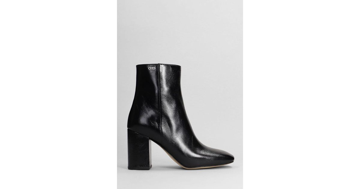 michael kors leather boots