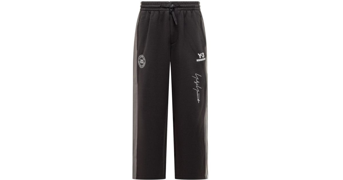 Adidas Y-3 X Nhbd X Dainese Y-3 Neighborhood Logo Sweat Pants in Black ...