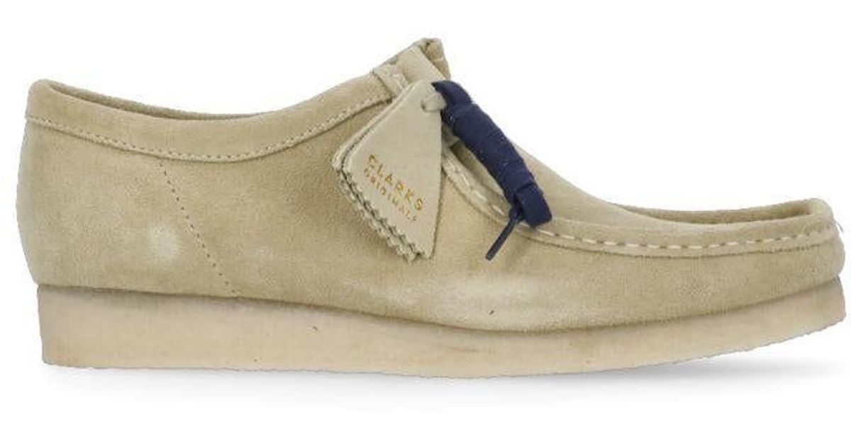 Clarks Wallabee Suede Leather Mocassins for Men | Lyst