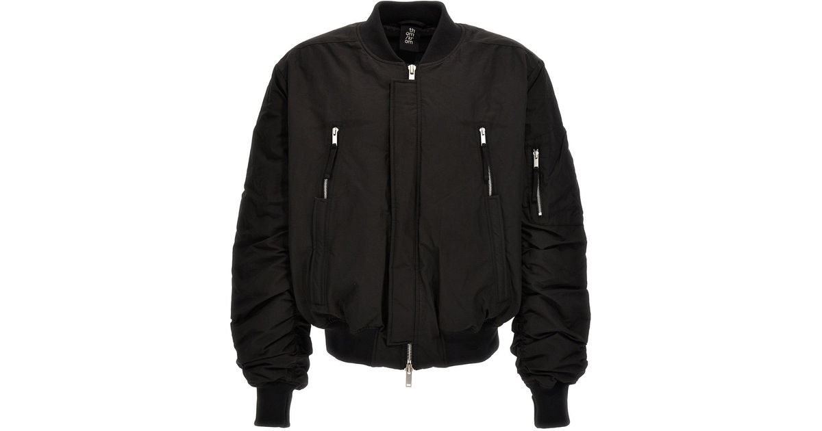 Thom Krom Black Cotton Bomber Casual Jacket for Men | Lyst