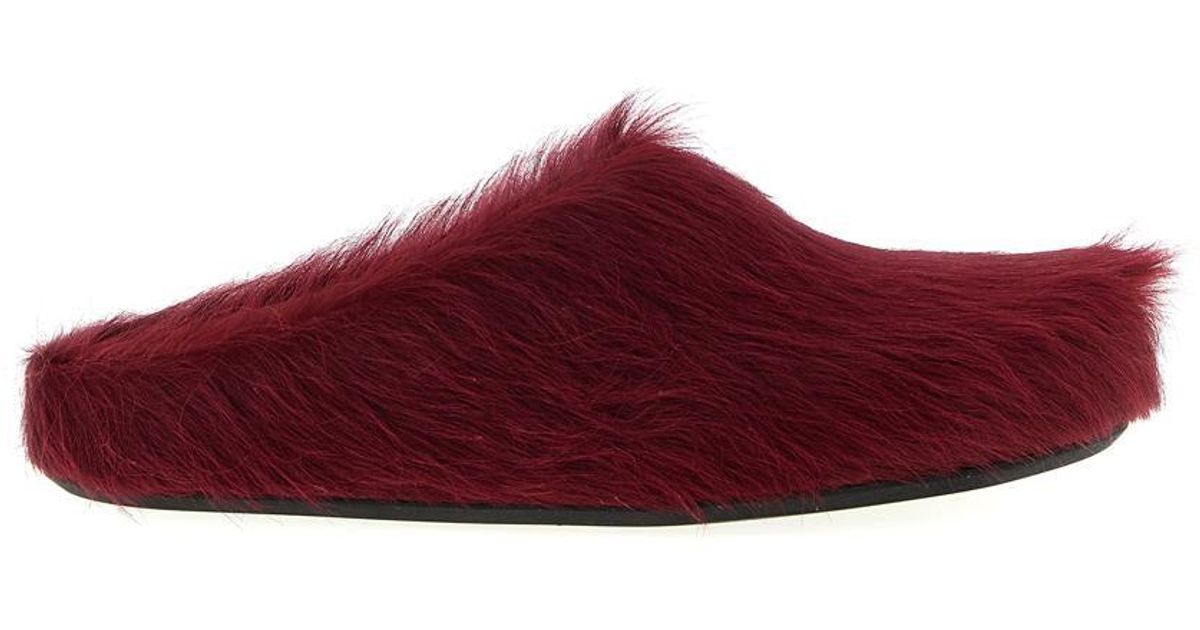 Marni 'Fussbett' Sabots in Red for Men | Lyst UK