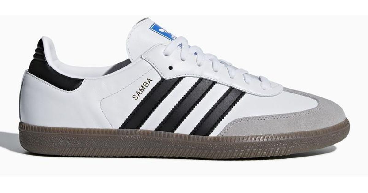 grey adidas samba trainers