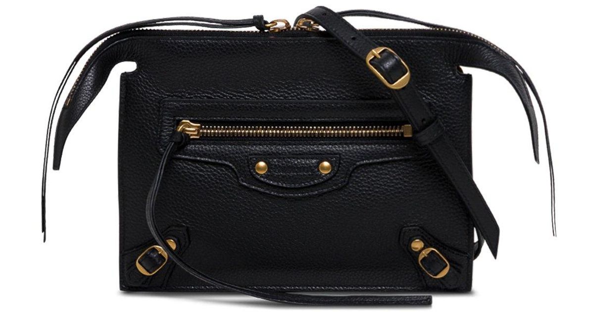 balenciaga neo classic mini leather crossbody bag