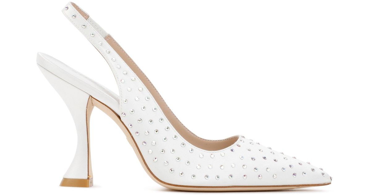 stuart weitzman glam wrap flats