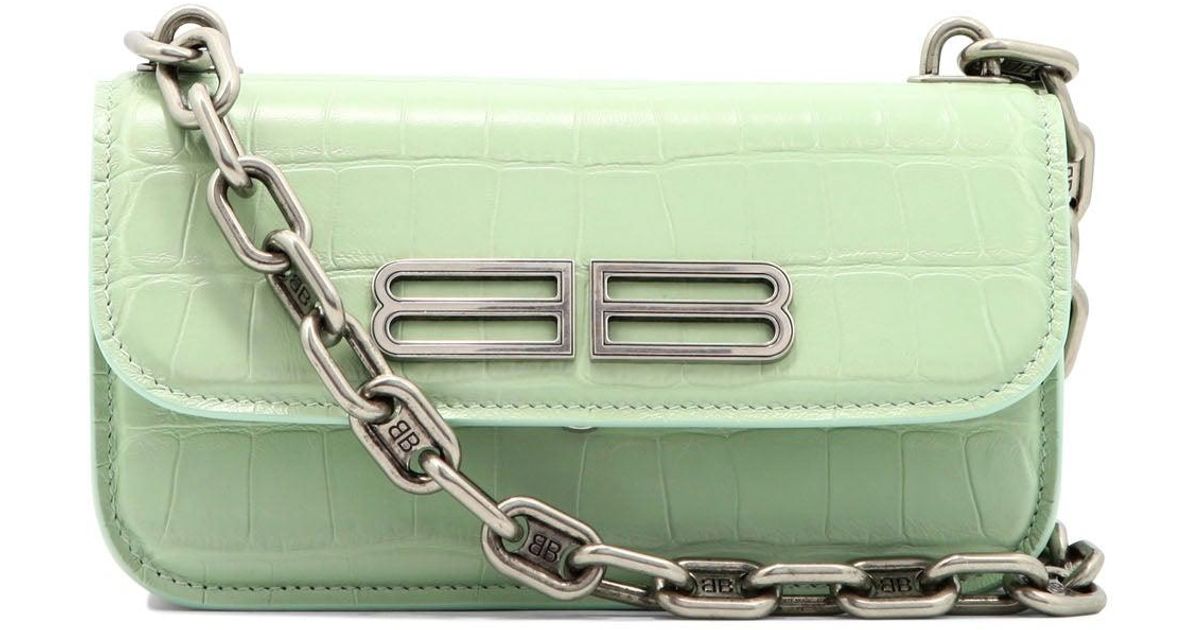 Balenciaga "gossip" Crossbody Bag in Green Lyst Australia