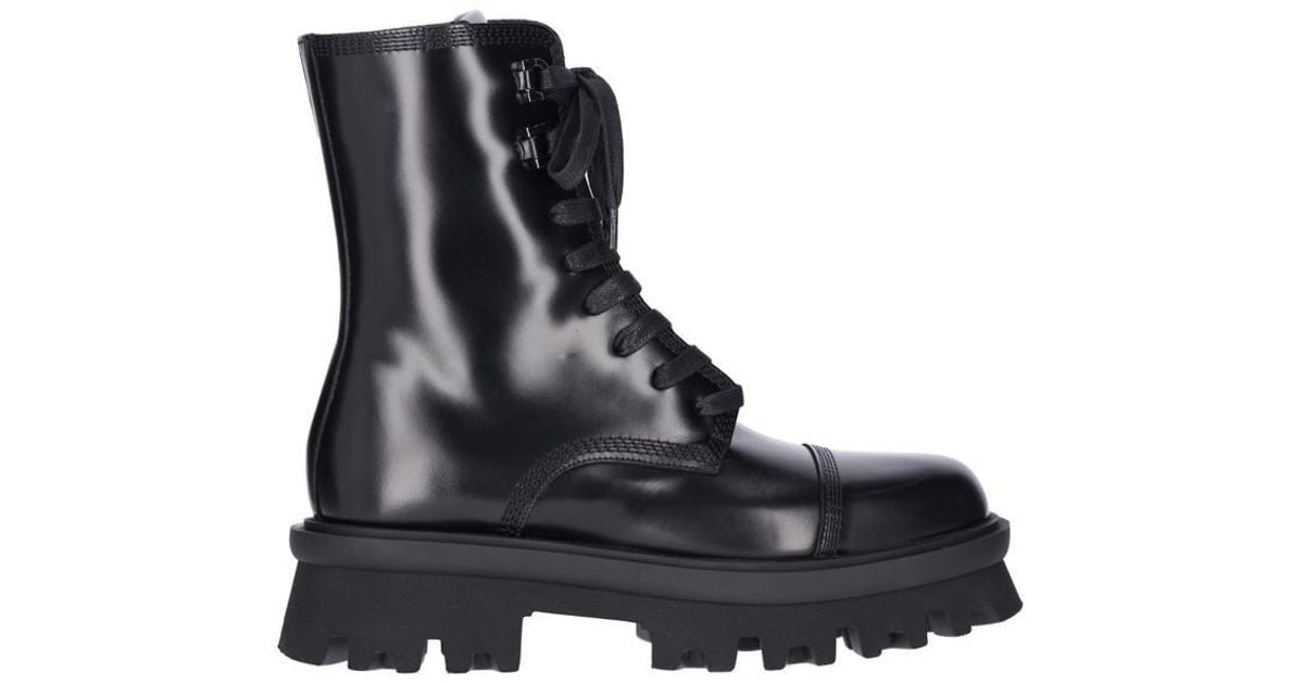 Ferragamo combat boots sale