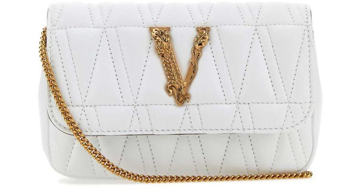 Versace Handbags. in White | Lyst