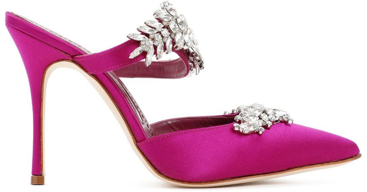 manolo blahnik lurum pink
