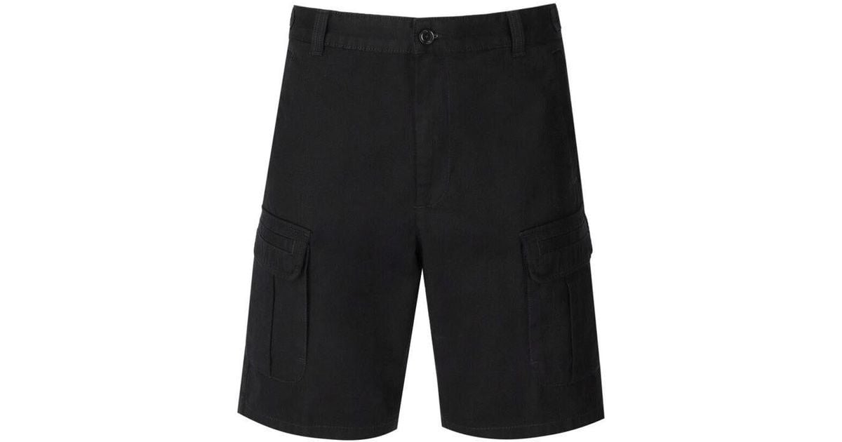 DIESEL P-argy Black Cargo Bermuda Shorts for Men | Lyst