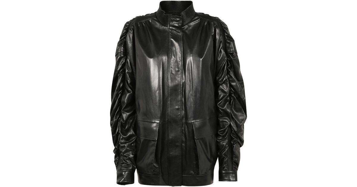 Giovanni bedin Leather Jacket in Black | Lyst
