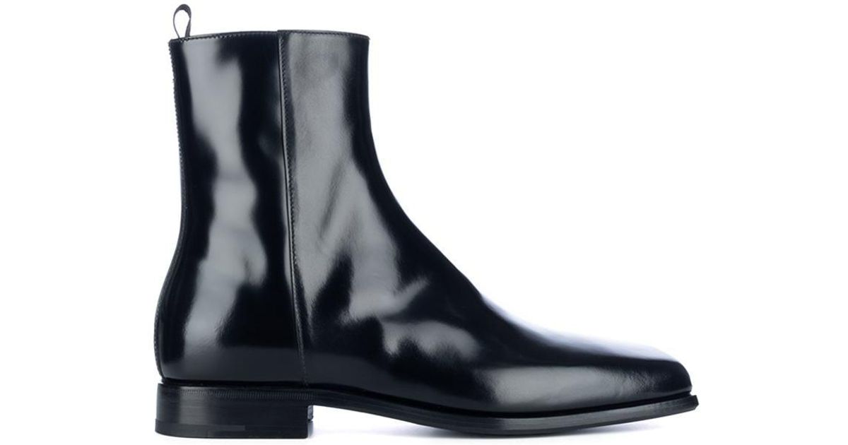 Prada Boots in Black for Men | Lyst