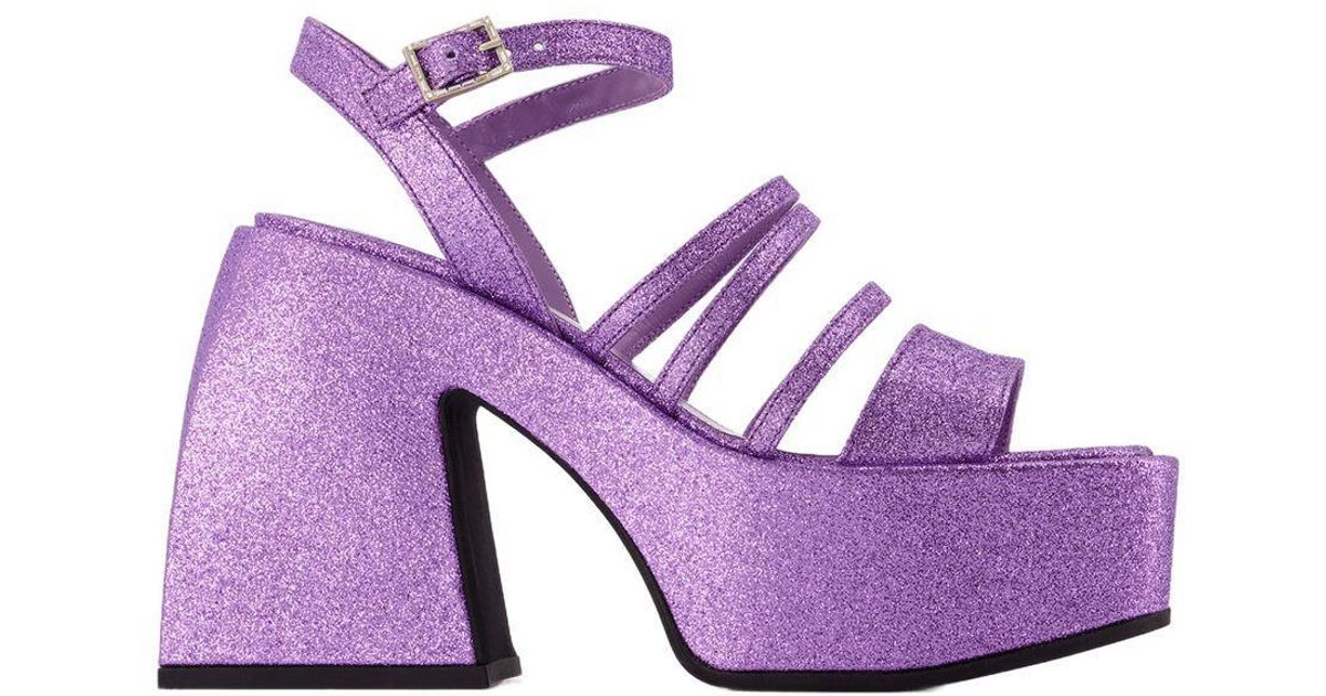 NODALETO Bulla Chibi Sandals in Purple | Lyst