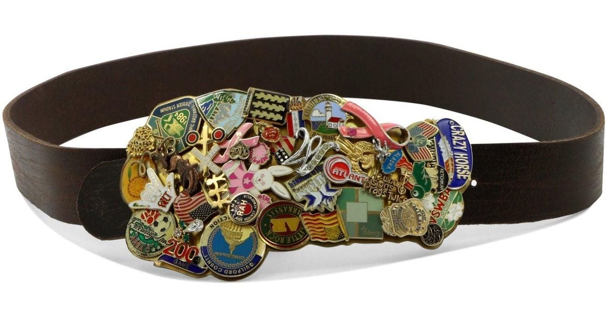 ERL Silver 'Dangerous' Belt ERL