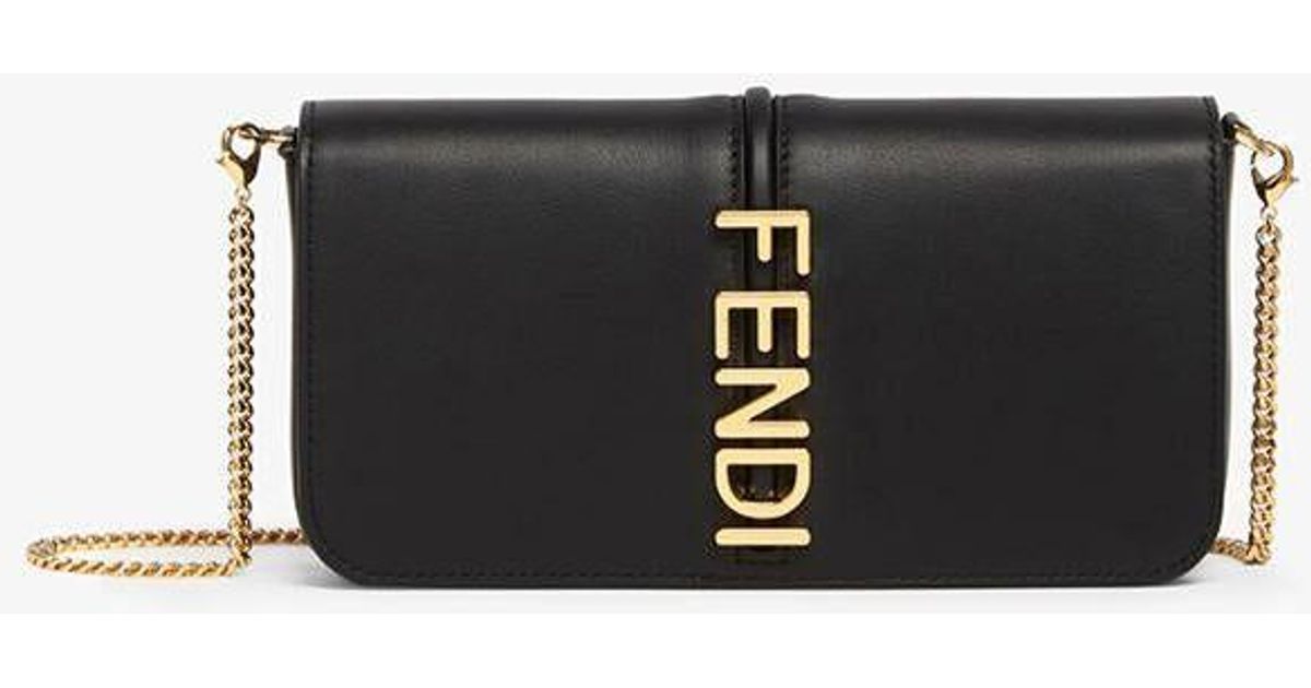 Fendi Wallet On Chain Bags in White | Lyst