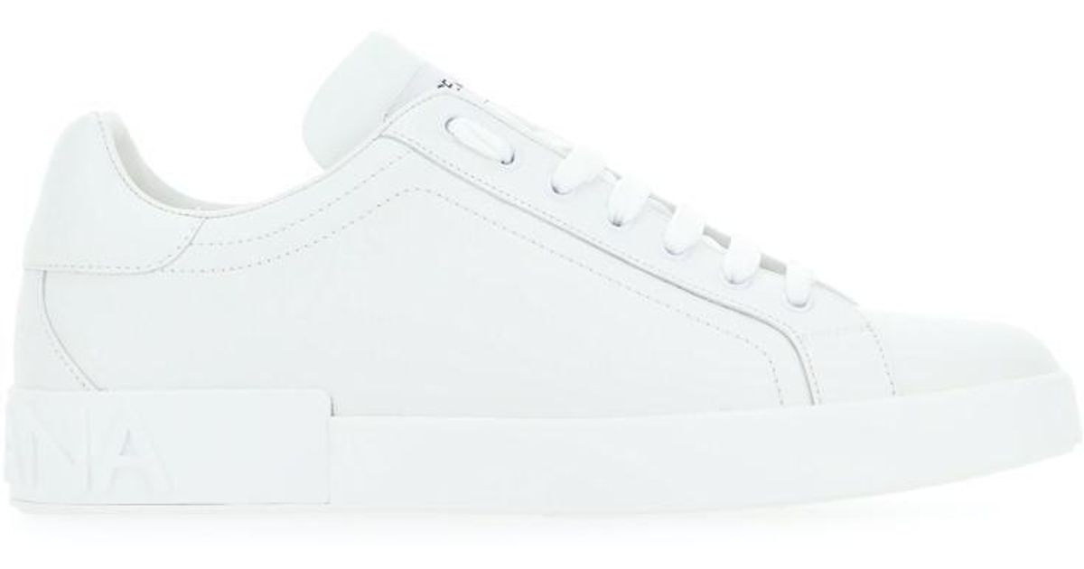 Dolce gabbana white sneakers sale