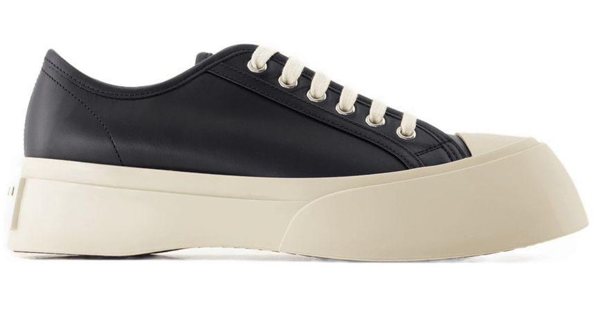 Marni Men's Leather Sneaker Multicolor