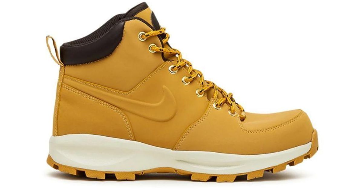 Nike Oa Leather Boot Sneakers in Brown | Lyst