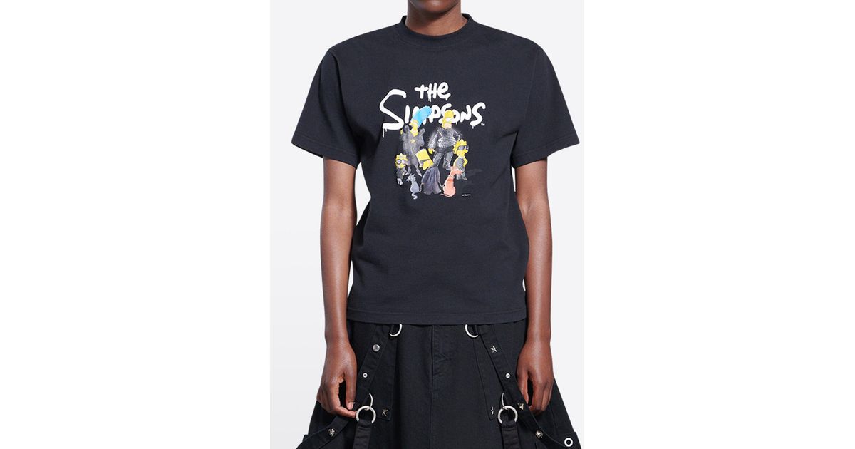 balenciaga simpsons tshirt