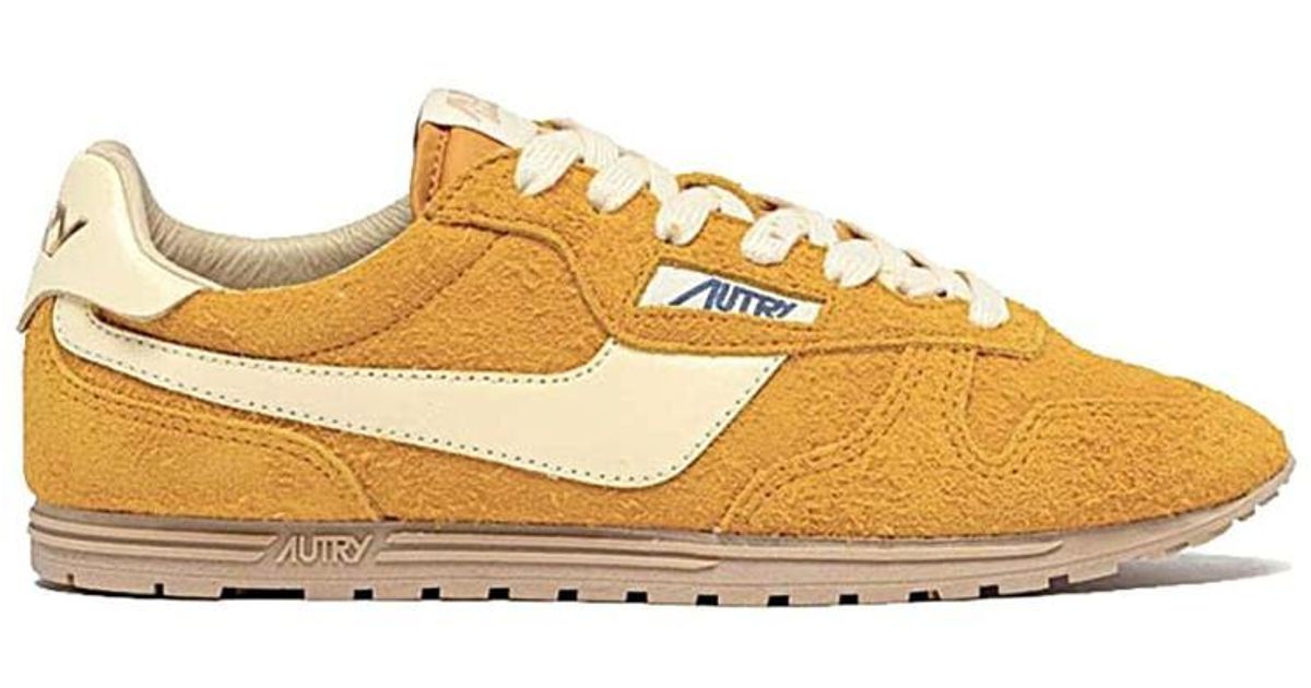 Autry Shoes in Yellow | Lyst