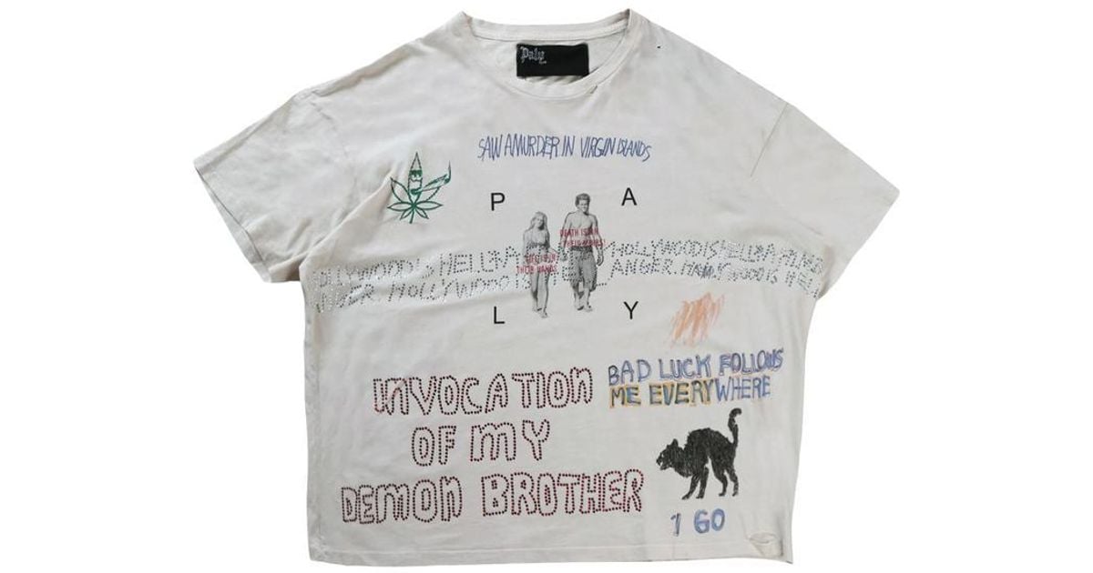 Paly Hollywood T-Shirts in Gray for Men | Lyst