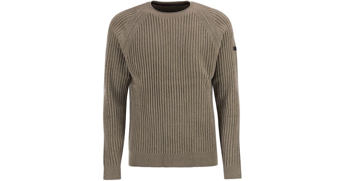 Rrd Velvet Rave Round Knit - Crew Neck Jumper in Green for Men | Lyst UK