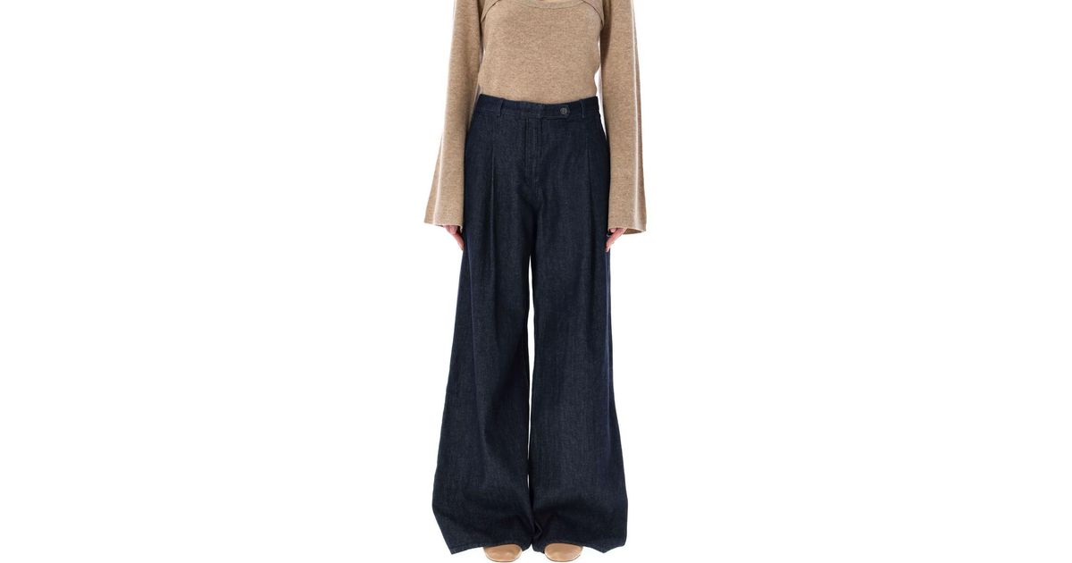 THE GARMENT Eclipse Wide Pants in Blue | Lyst