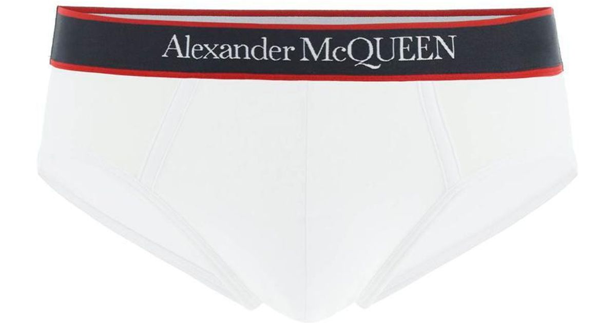 Alexander McQueen Underwear Low Briefs in White for Men Lyst