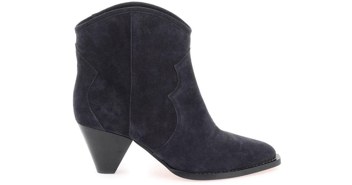 Isabel marant derst suede ankle cheap boots