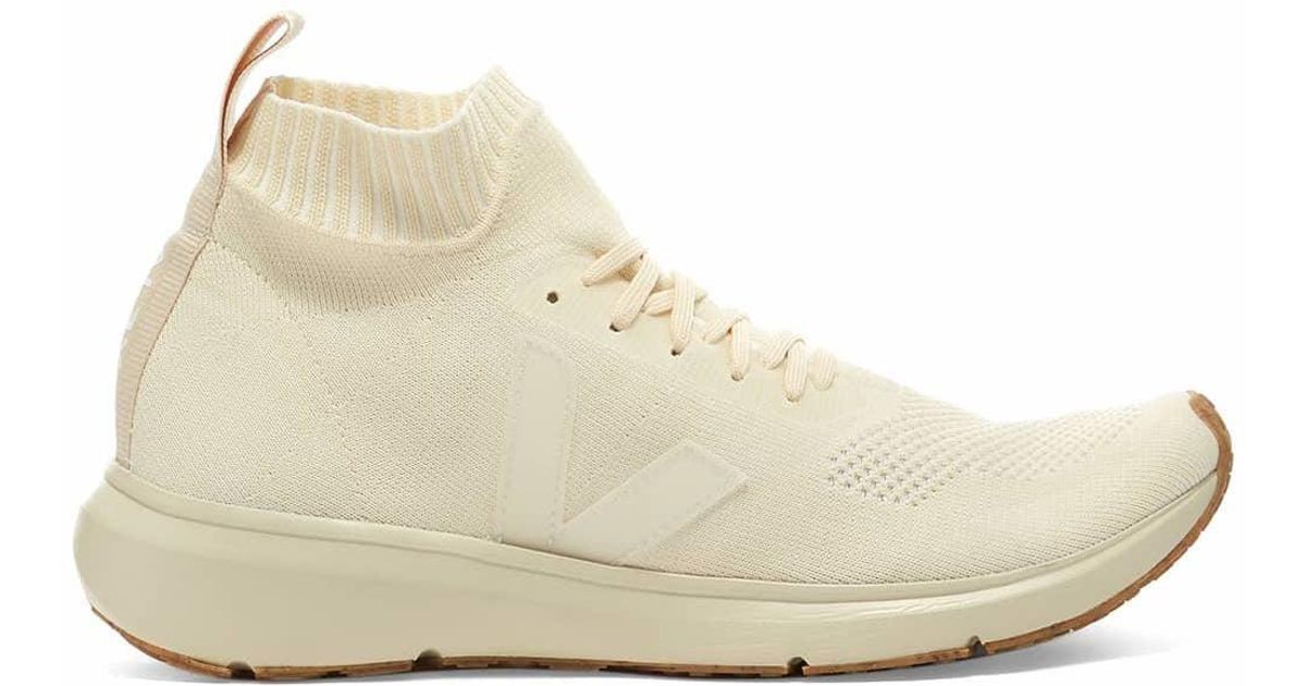 Rick Owens X Veja Sock Runner Sneaker in White for Men Lyst Australia