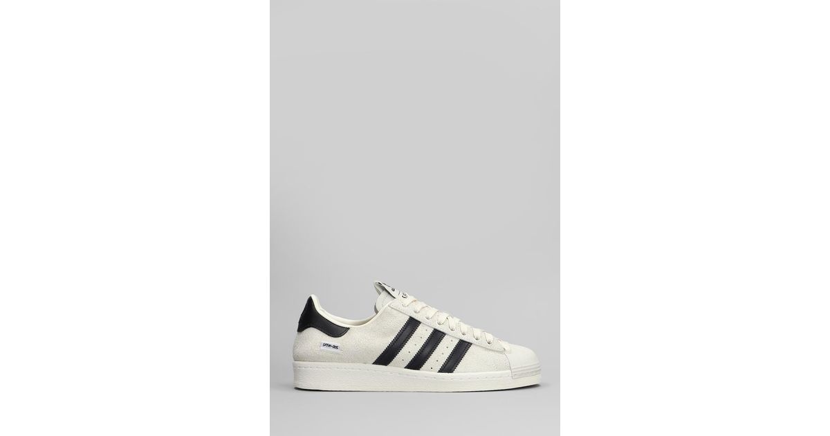 Adidas x Song For the Mute Superstar 82 Sneakers in White Adidas x Song For the Mute Superstar 82 Sneakers in White