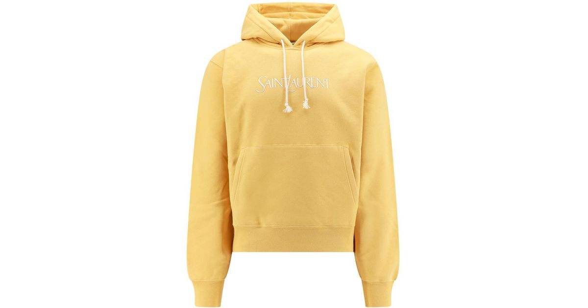 Ysl yellow hotsell sweatshirt