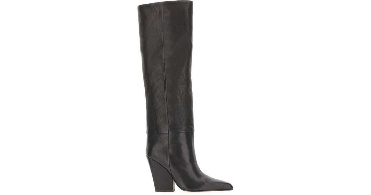 Paris Texas Jane Boot in Black | Lyst