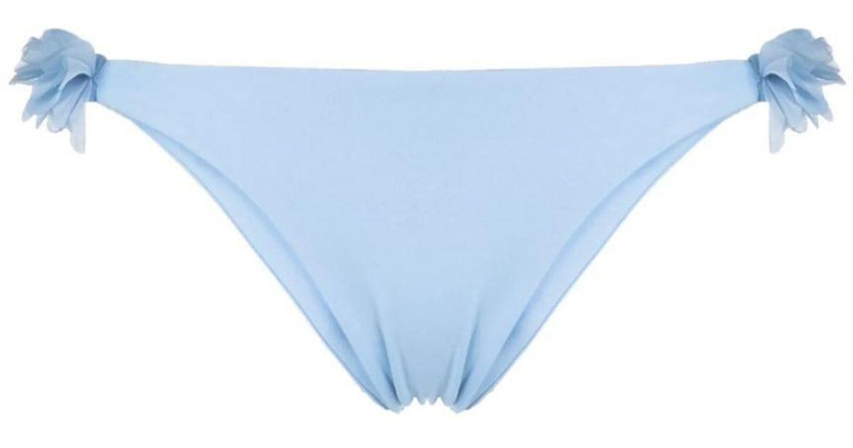 LaRevêche Bikini Bottom "Shayna" in Blue | Lyst