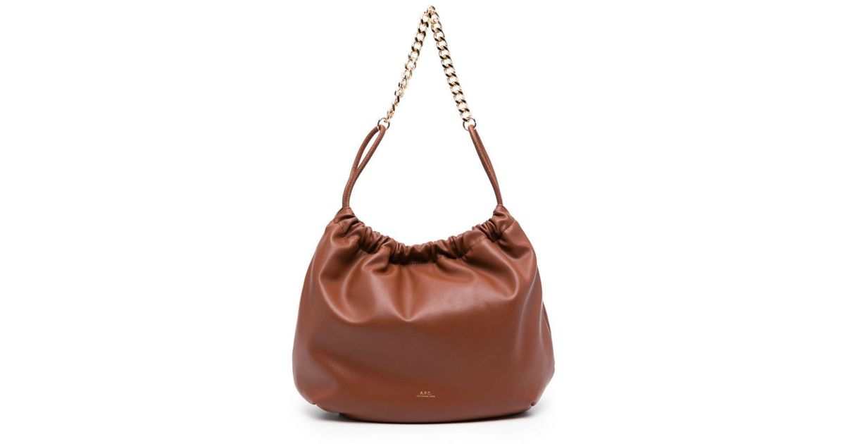 A.P.C. Sac Ninon Chaine Bags in Brown | Lyst