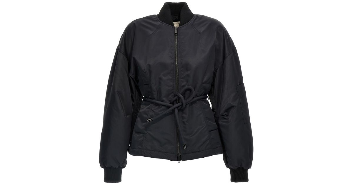 アウターその他 SPORTMAX 'Zebu' bomber jacket Black  2512021011600 Short padded bomber jacket, black | Sportmax