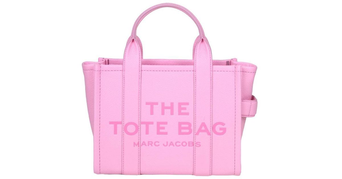 Marc Jacobs The Small Leather Tote in Pink | Lyst