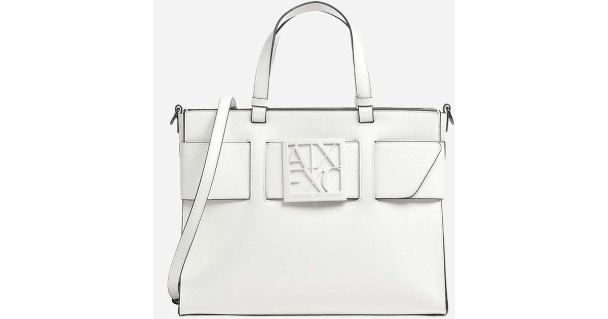 Armani Exchange Bags. in White | Lyst