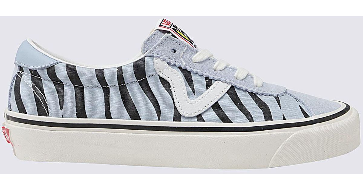 Vans Light Blue Cotton Old Skool Sneakers Lyst