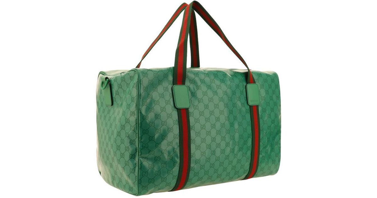 Gucci Travel Bags in Green for Men Lyst